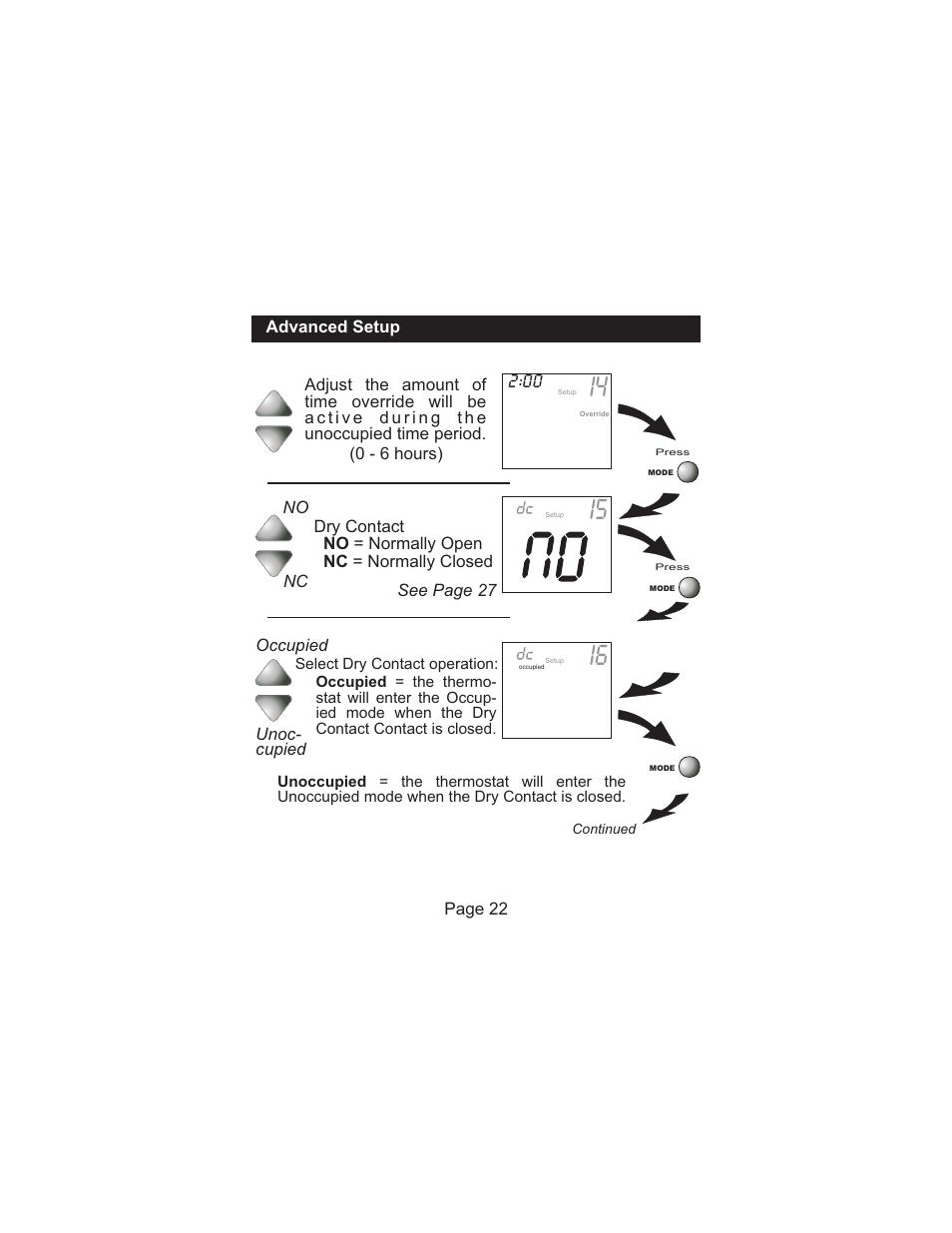 Venstar T1075 User Manual | Page 23 / 39