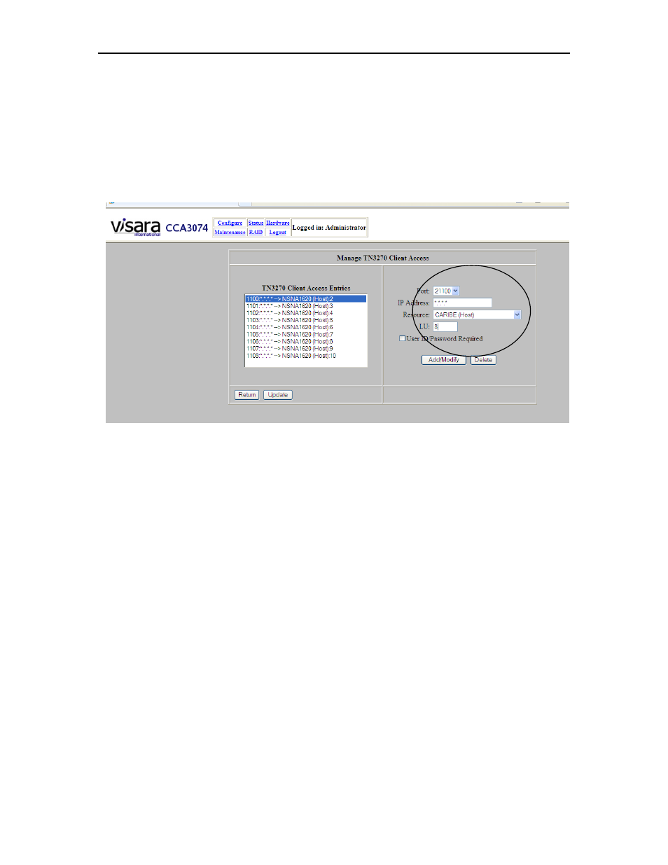 Visara CCA-3074 Installation User Manual | Page 73 / 90