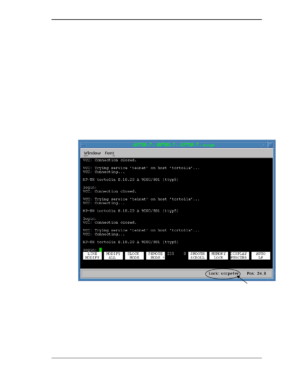 Using command consoles, Locking & unlocking consoles, Figure 13. display console status indications | Visara Master Console Center Operations Guide User Manual | Page 39 / 80