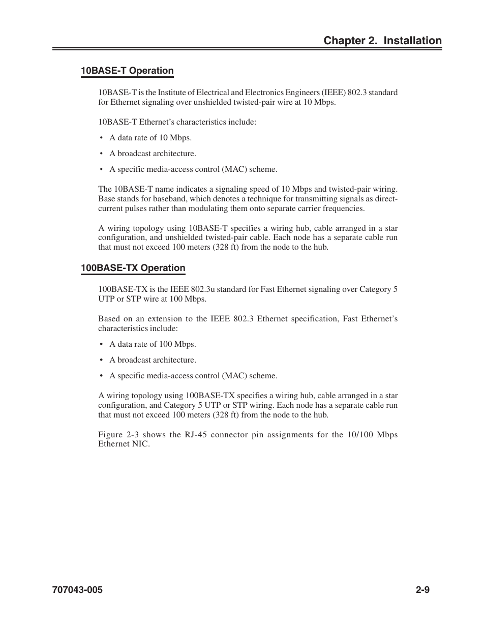 Chapter 2. installation | Visara SCON-20L Reference Manual User Manual | Page 17 / 44