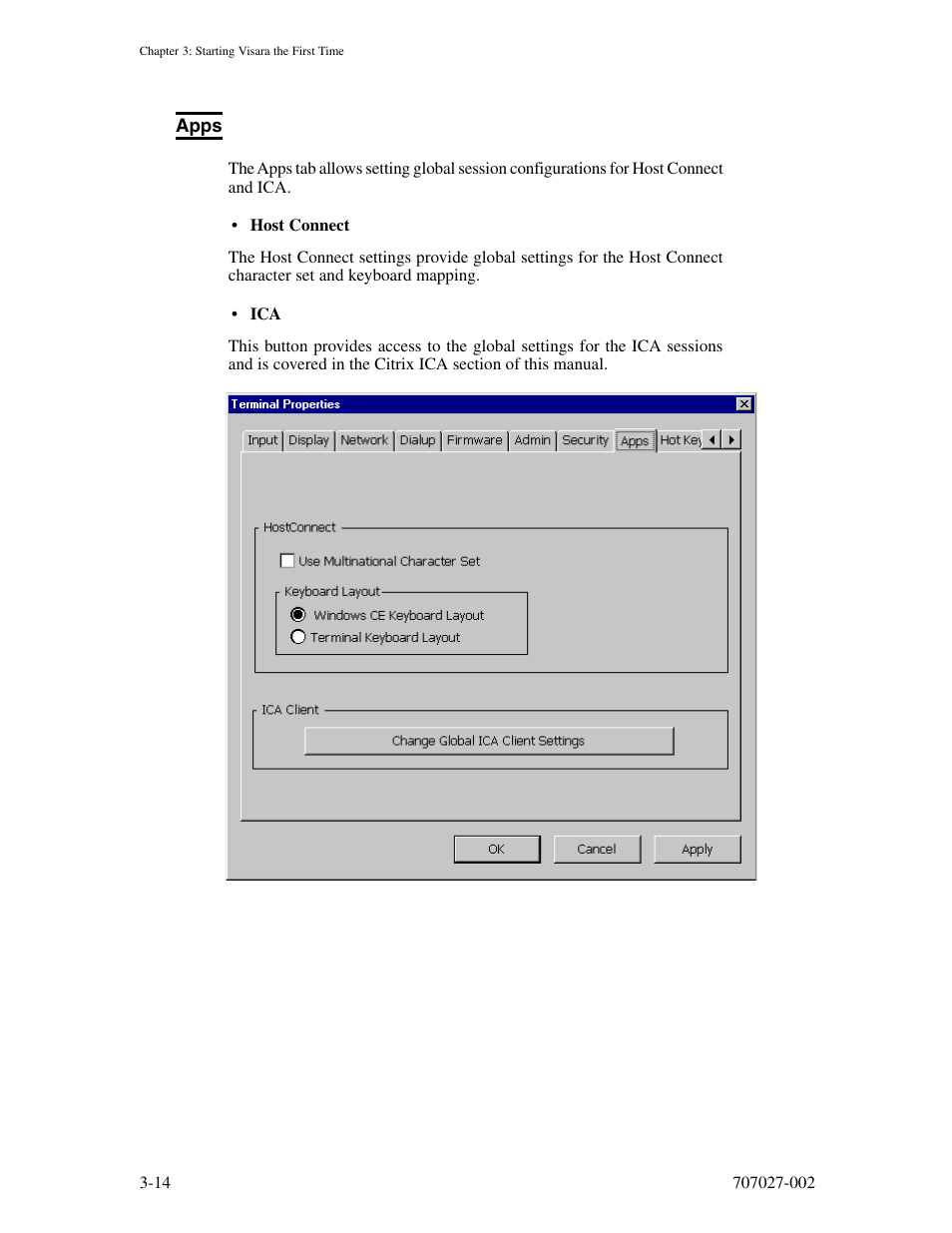 Apps, Apps -14 | Visara 410 User Manual | Page 32 / 86