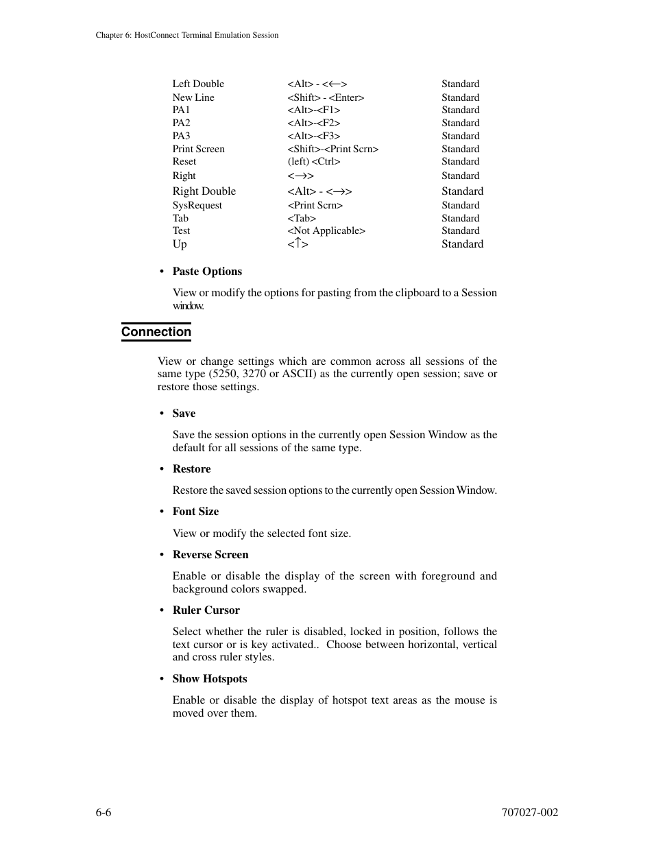 Connection, Connection -6 | Visara 410 User Manual | Page 50 / 86