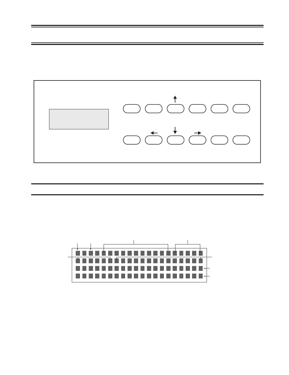 Chapter 3. operator control panel, The status display, Figure 3-1. 1330 operator control panel | Figure 3-2. status display, Operator control panel, Status display, Chapter 3. operator control panel -1, The status display -1, Figure 3-1, 1330 operator control panel -1 | Visara 1330-X02 User Manual | Page 40 / 183