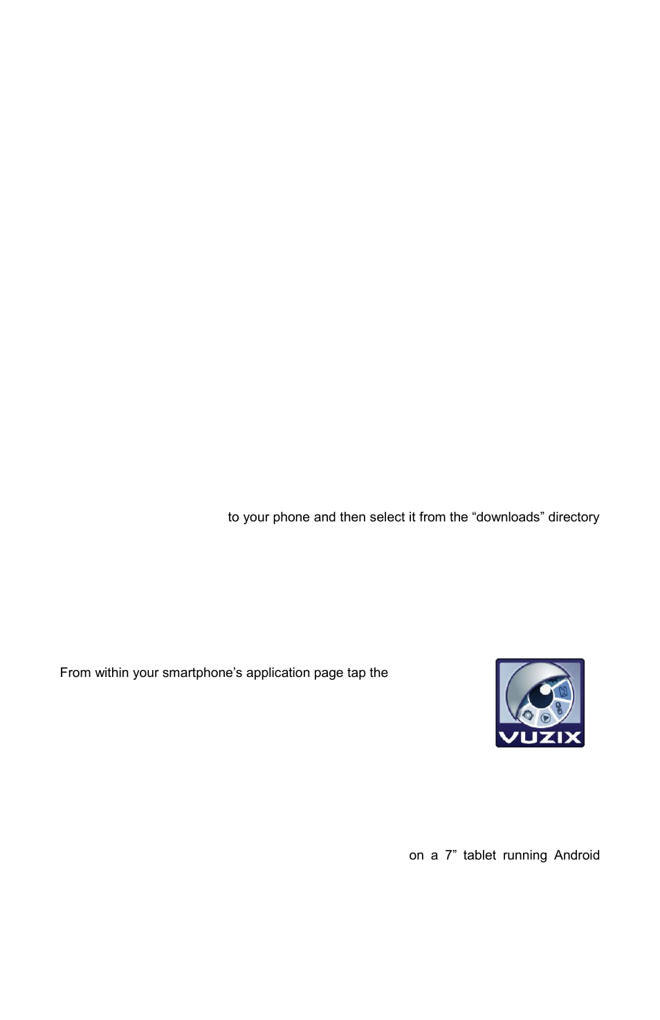 Vuzix M100 Quick Start Guide User Manual | Page 8 / 16