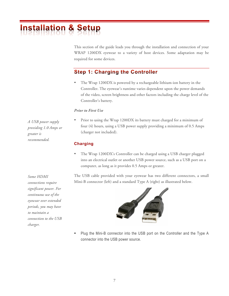 Vuzix Wrap 1200DX User Manual | Page 7 / 27