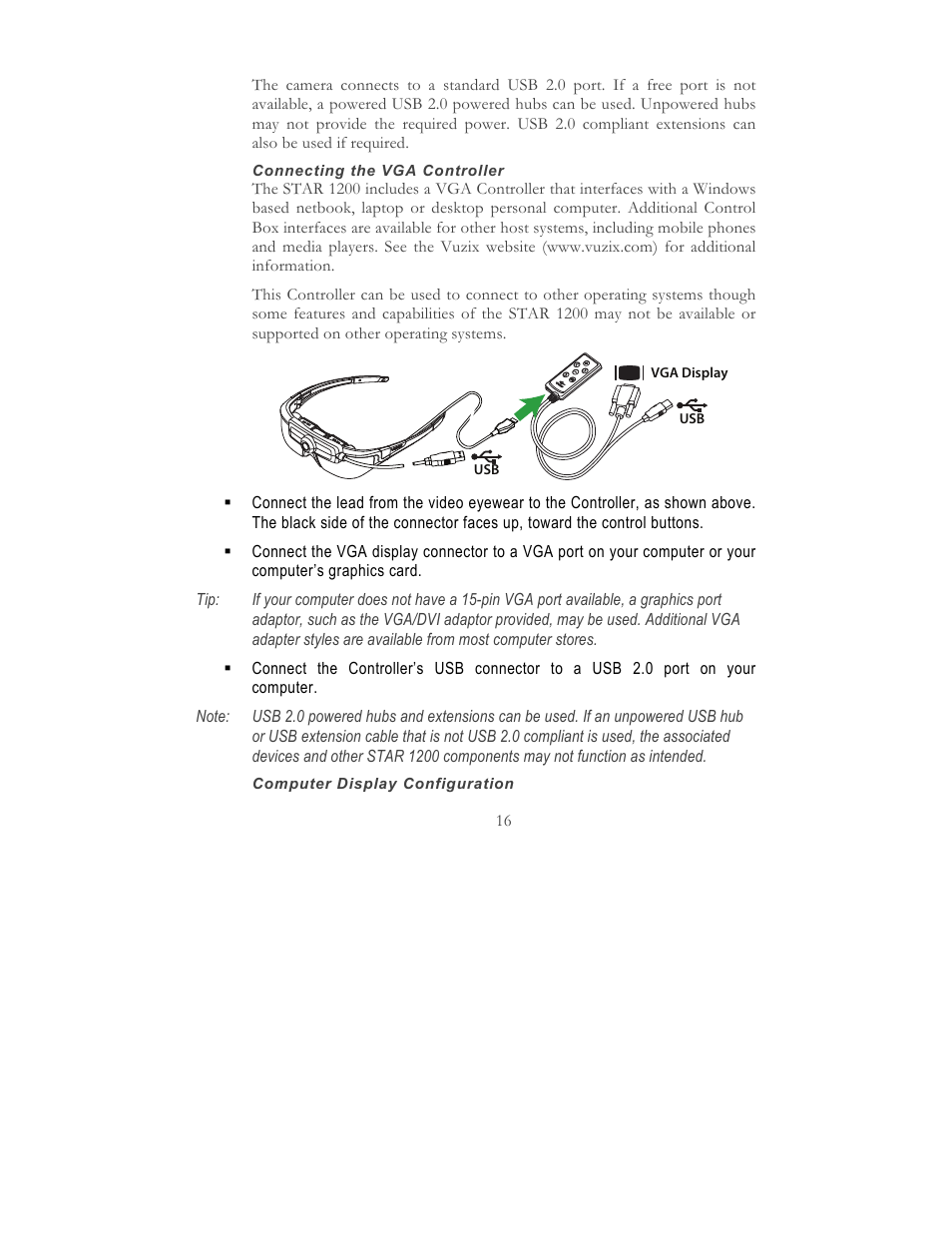 Vuzix STAR 1200 User Guide User Manual | Page 18 / 51