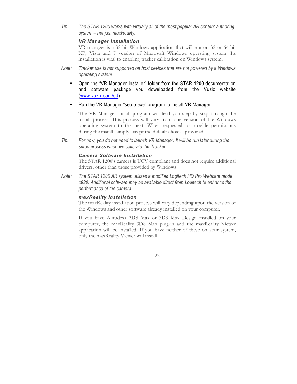 Vuzix STAR 1200 User Guide User Manual | Page 24 / 51