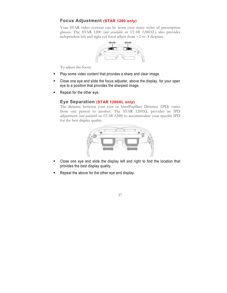 Vuzix STAR 1200 User Guide User Manual | Page 39 / 51