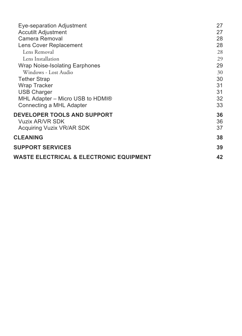 Vuzix STAR 1200XLD AR System User Guide User Manual | Page 3 / 43