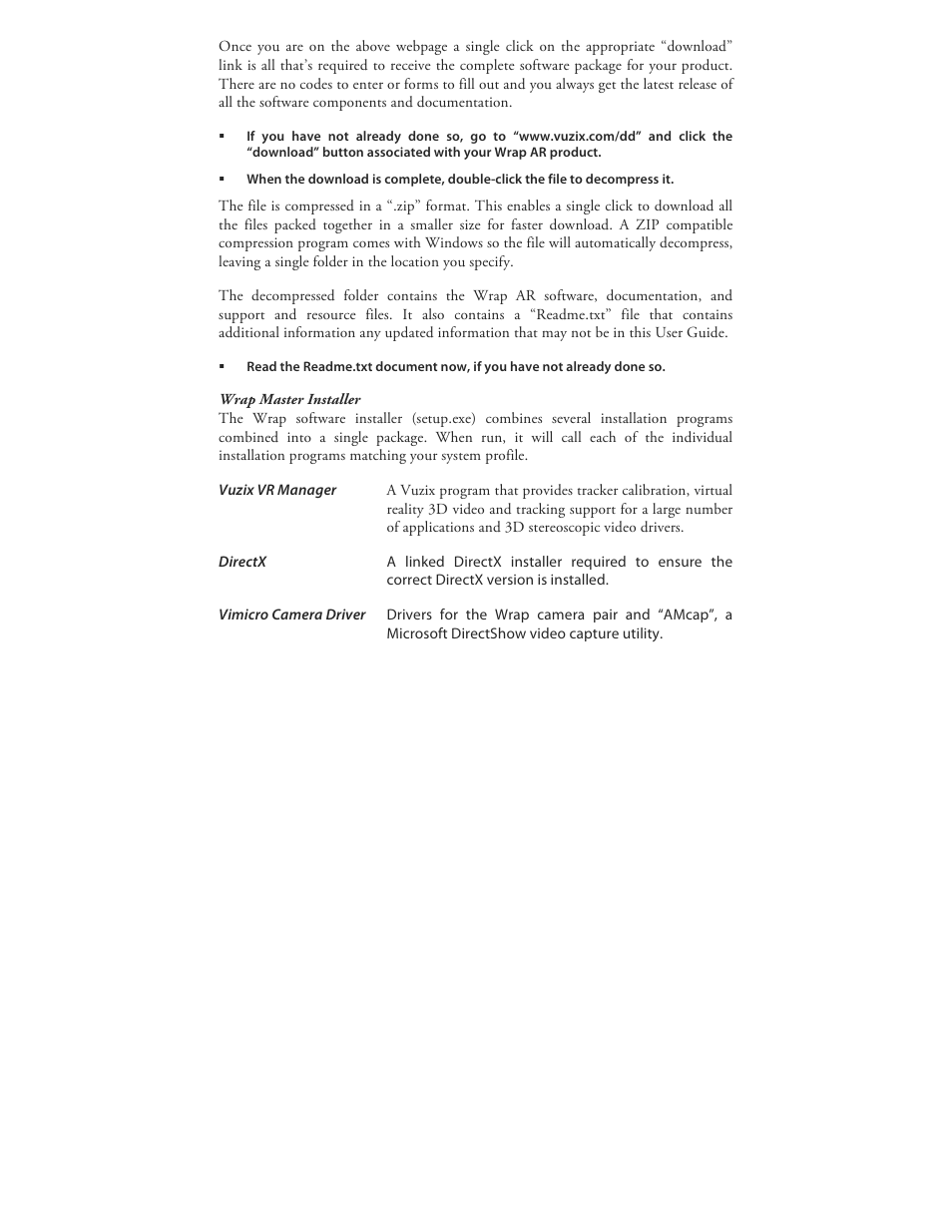 Vuzix Wrap 920AR User Manual | Page 19 / 101