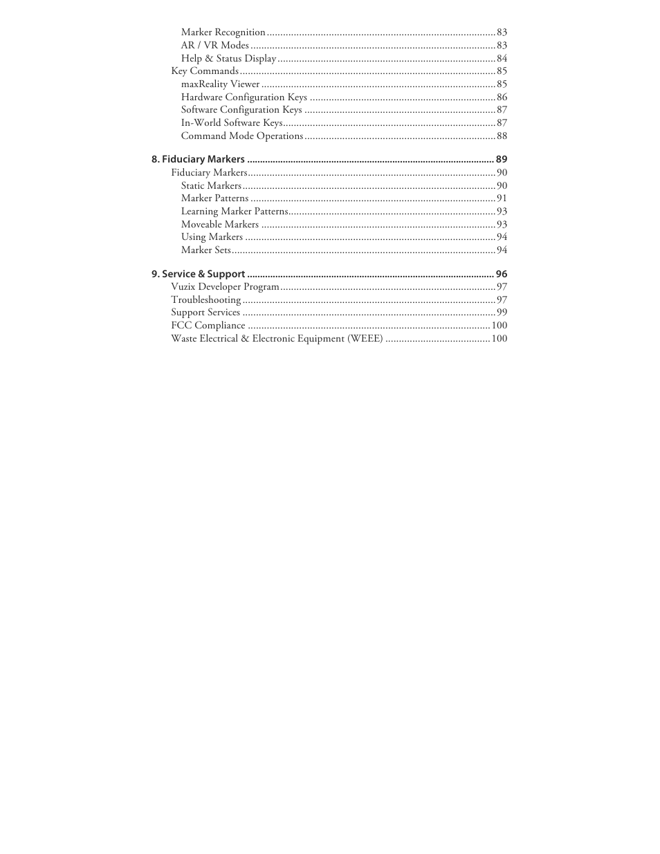 Vuzix Wrap 920AR User Manual | Page 5 / 101