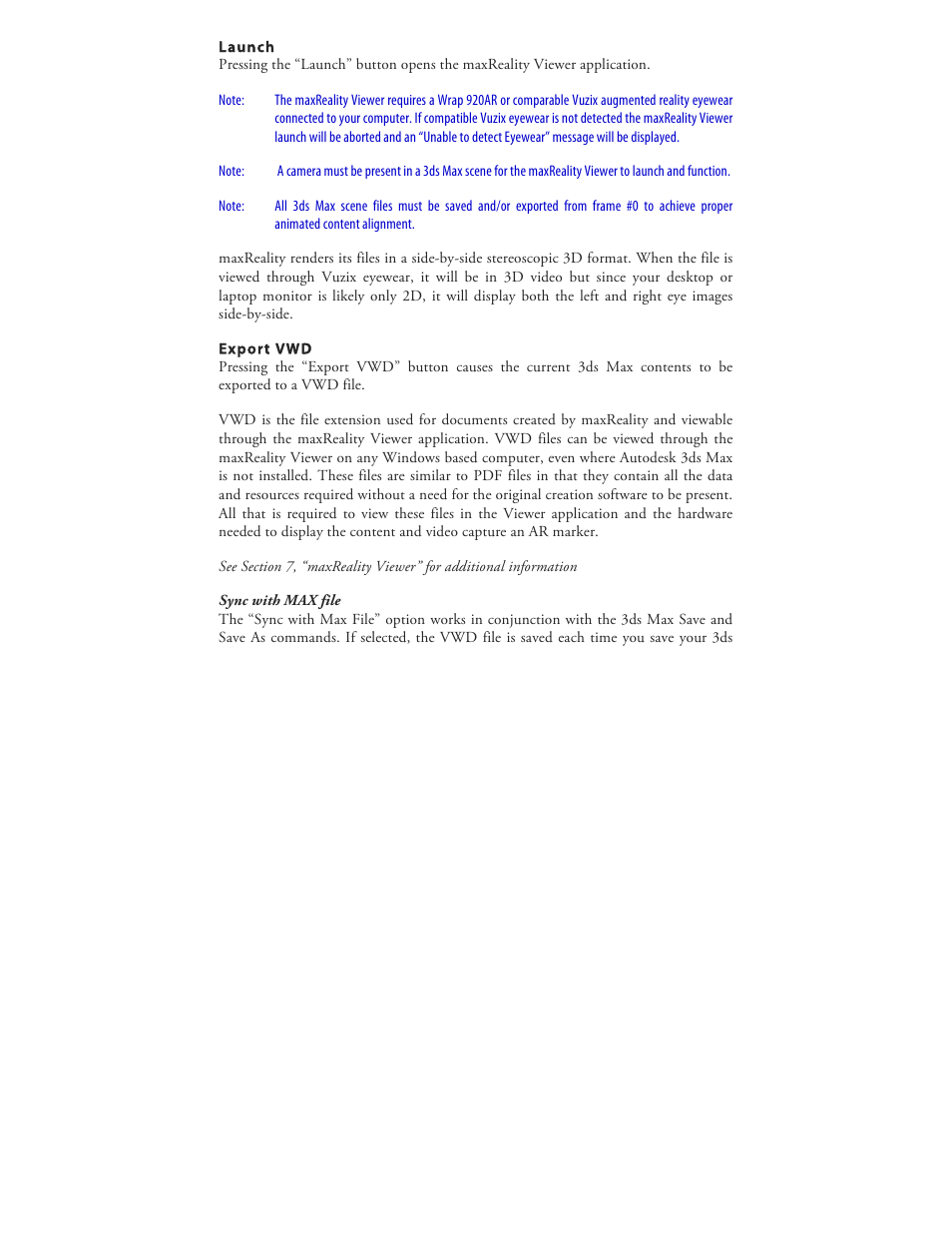 Vuzix Wrap 920AR User Manual | Page 61 / 101