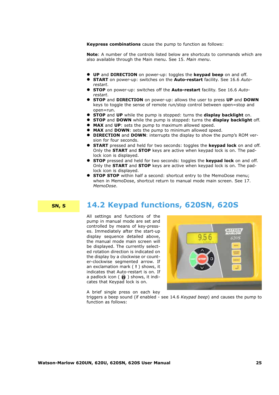 Watson-Marlow 620U User Manual | Page 25 / 100