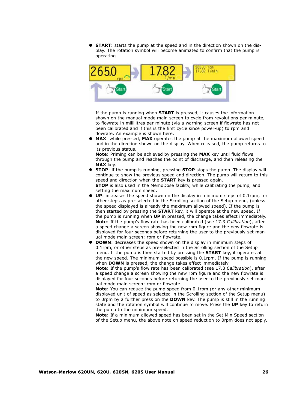 Watson-Marlow 620U User Manual | Page 26 / 100