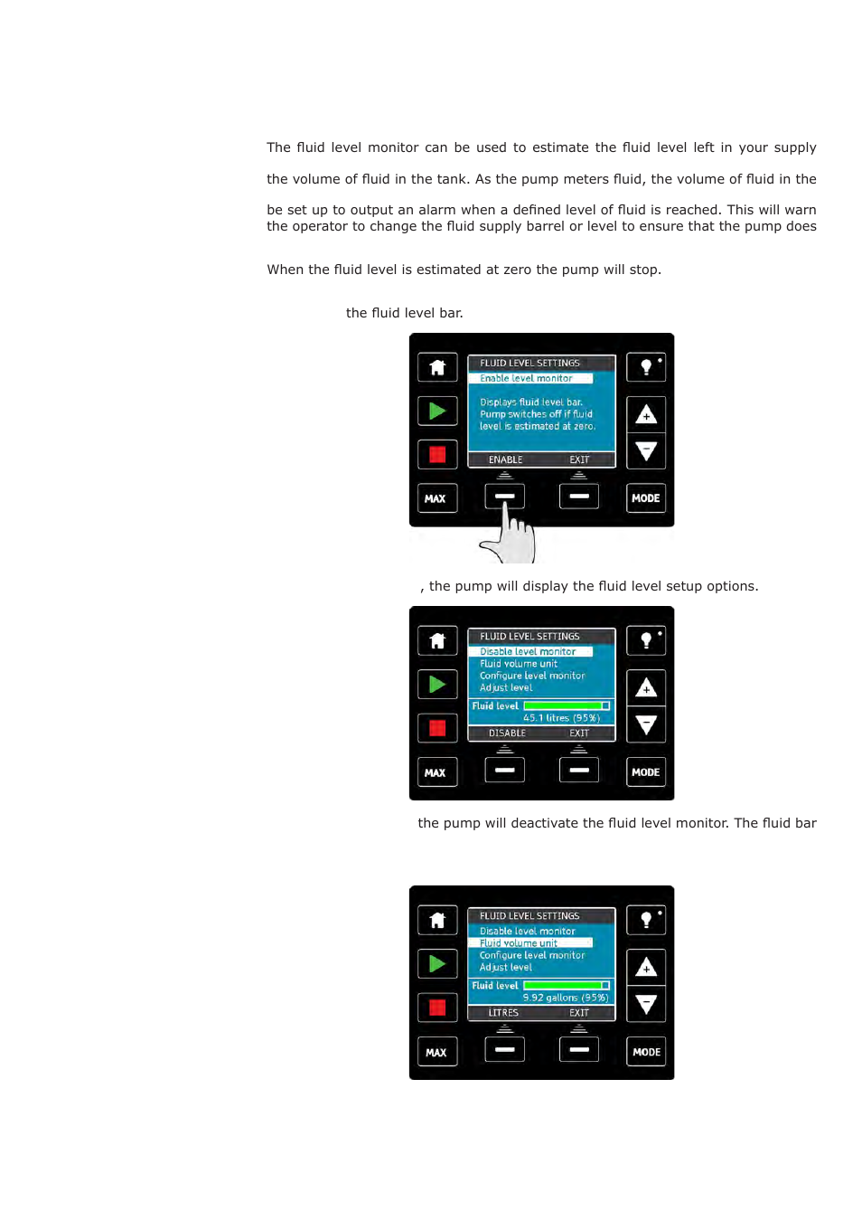 1 fluid level monitor | Watson-Marlow Qdos30 Universal User Manual | Page 51 / 78