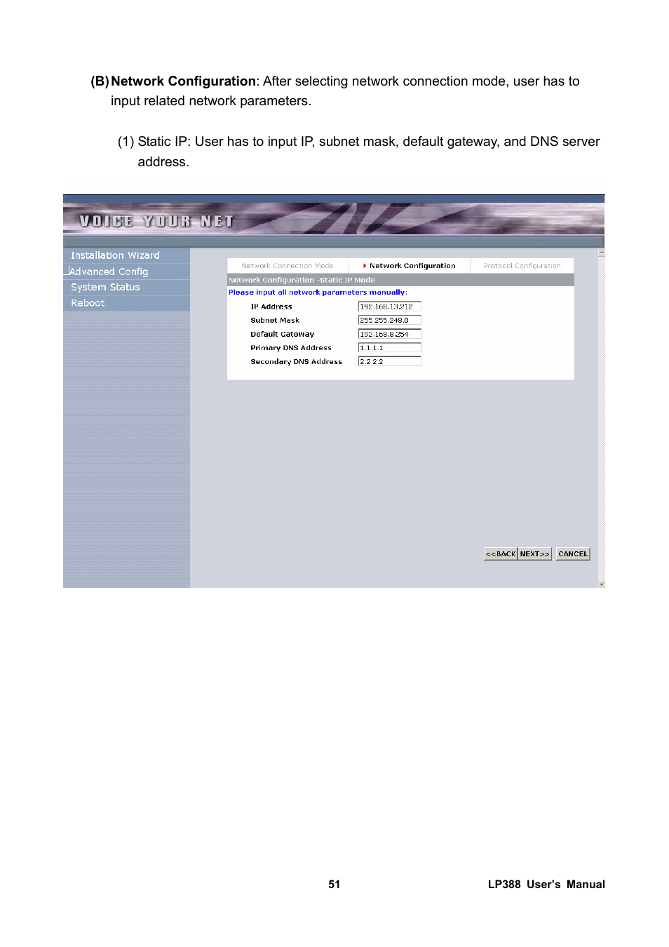 Welltech LP-388 Release 103 User Manual | Page 52 / 97