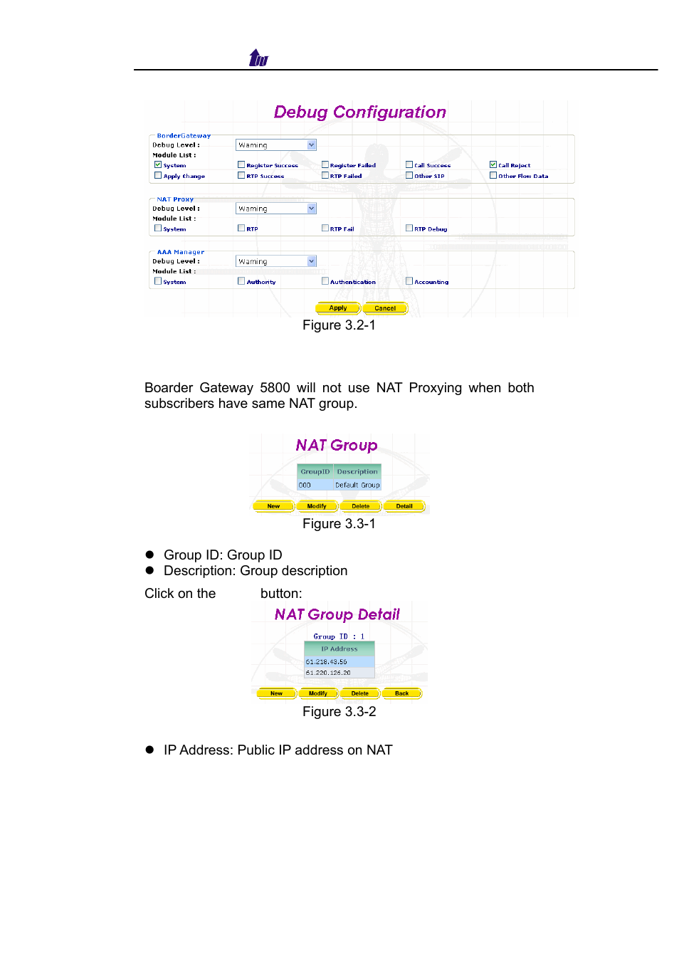 Nat group | Welltech WellBG 5800 V.1.3 User Manual | Page 21 / 50