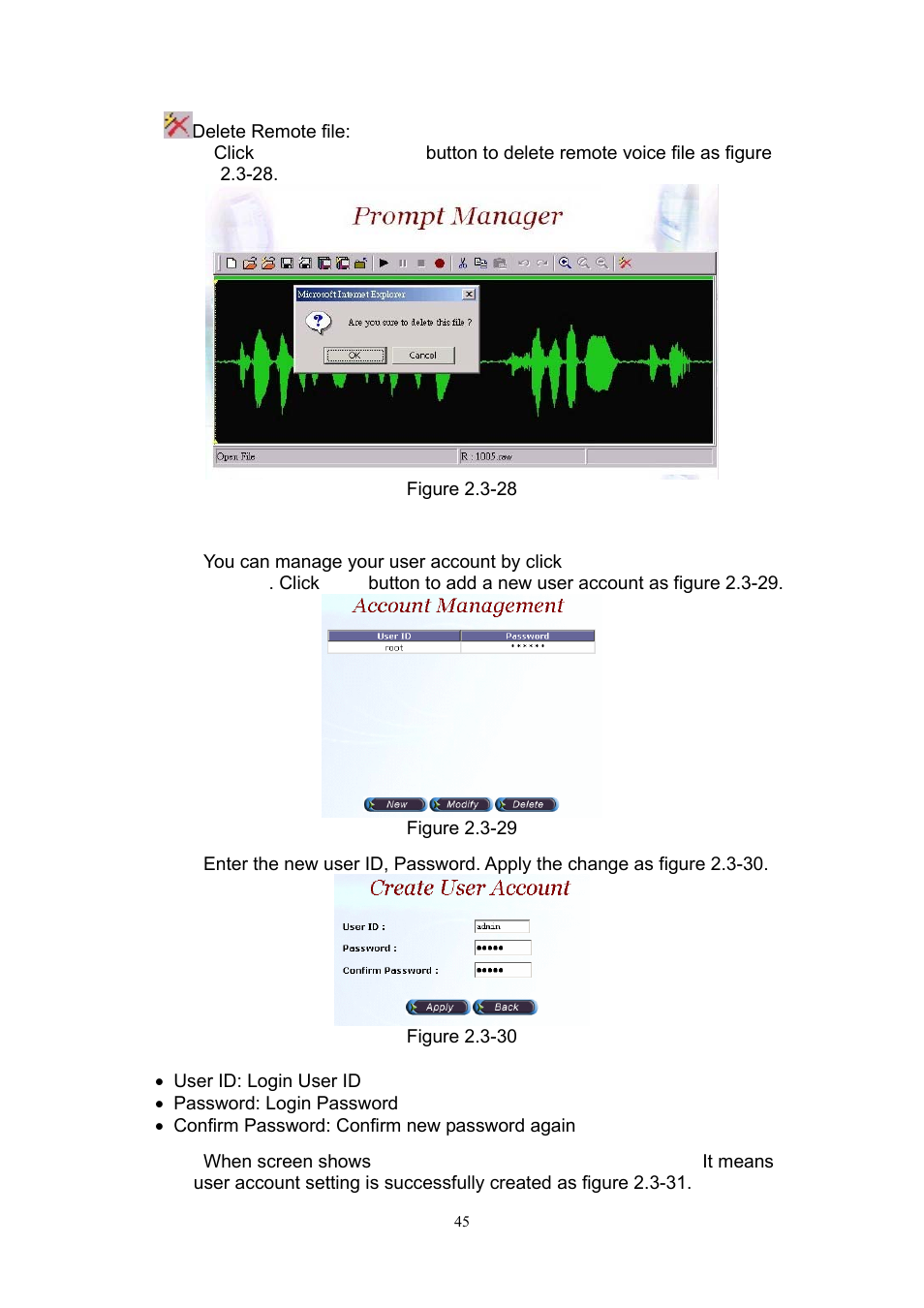 Welltech SIPIVR 6800GS V.2.1 User Manual | Page 46 / 129