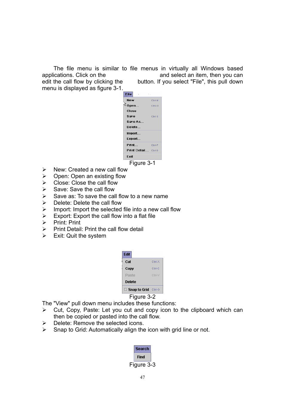 Chapter 3 call flow menus and tools 3.1 | Welltech SIPIVR 6800GS V.2.1 User Manual | Page 48 / 129