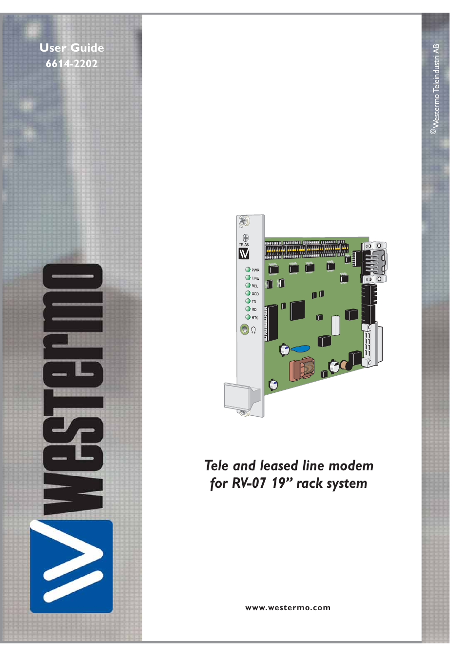 Westermo TR-36 User Manual | 36 pages