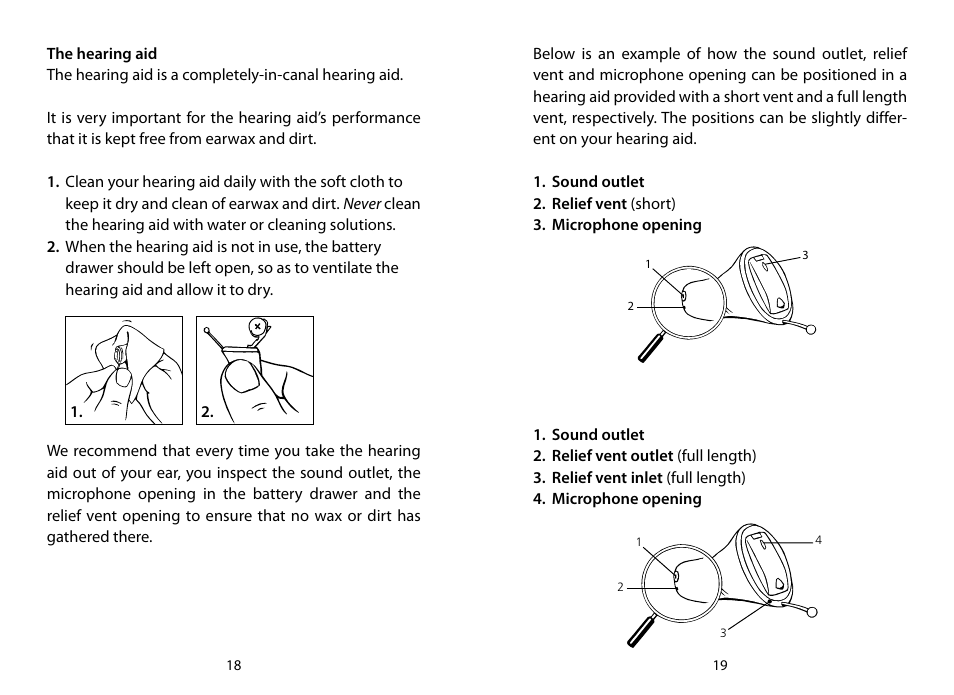 Widex RE-CIC User Manual | Page 10 / 19