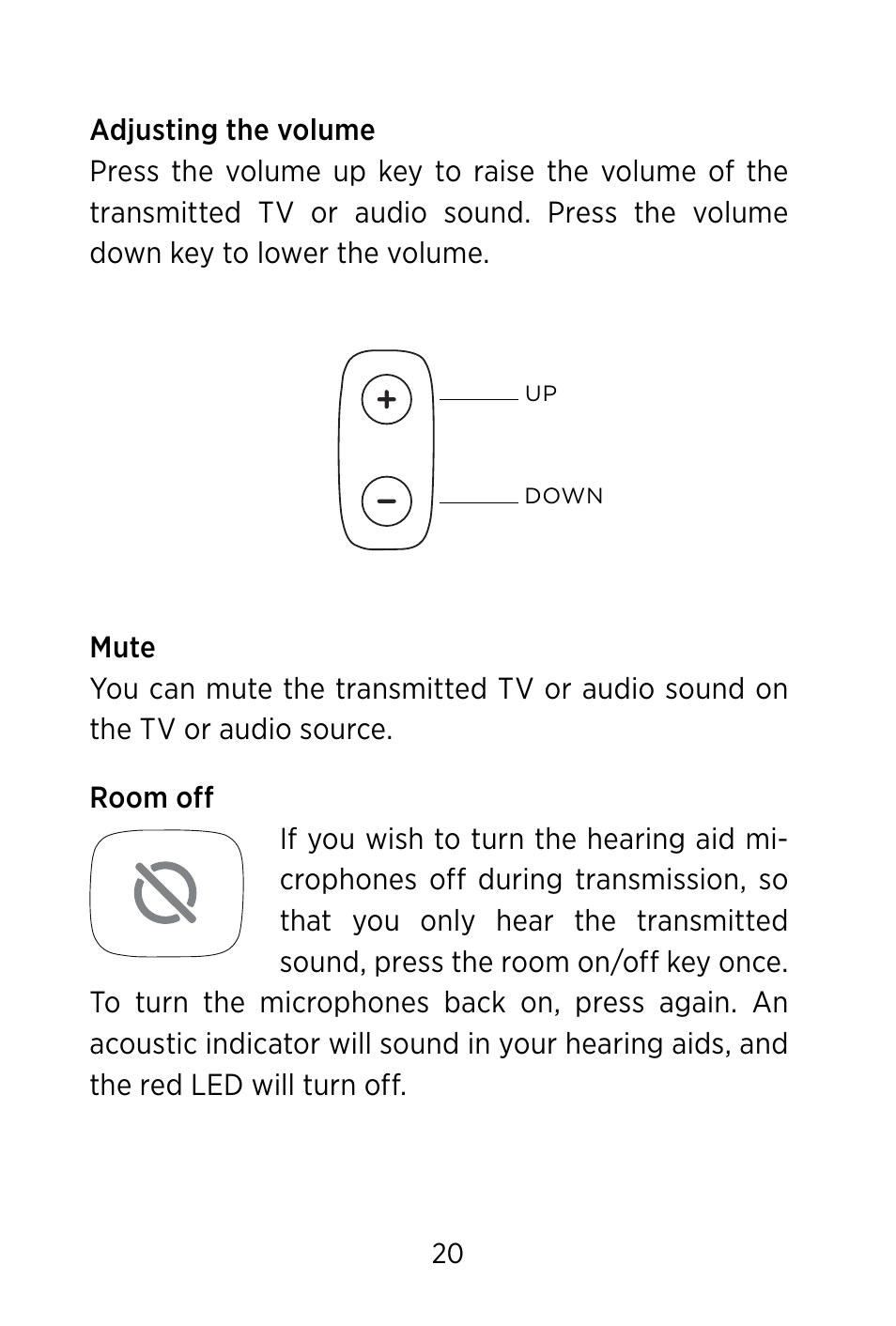 Widex TV-DEX User Manual | Page 20 / 40