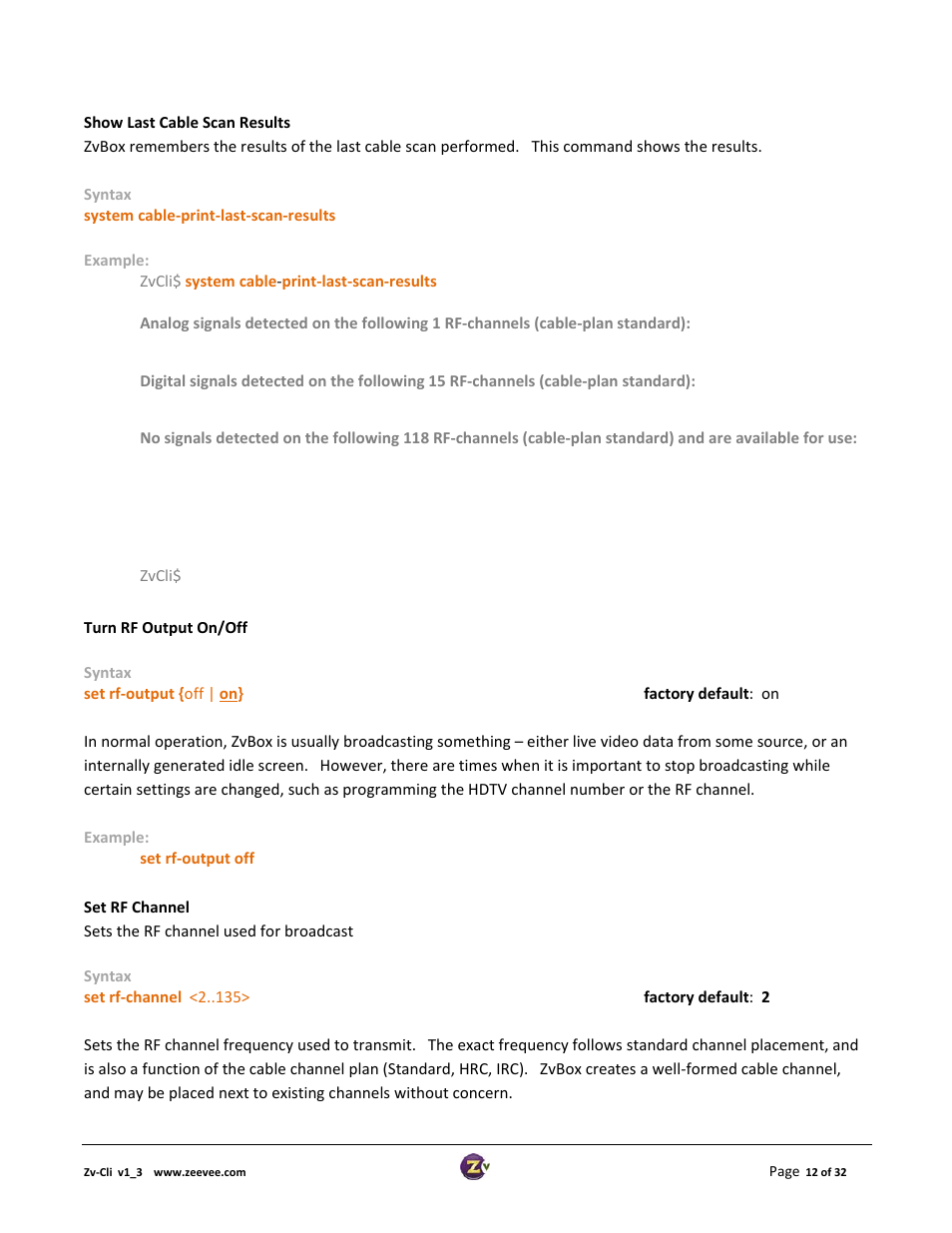 ZeeVee ZvCli User Manual User Manual | Page 12 / 32