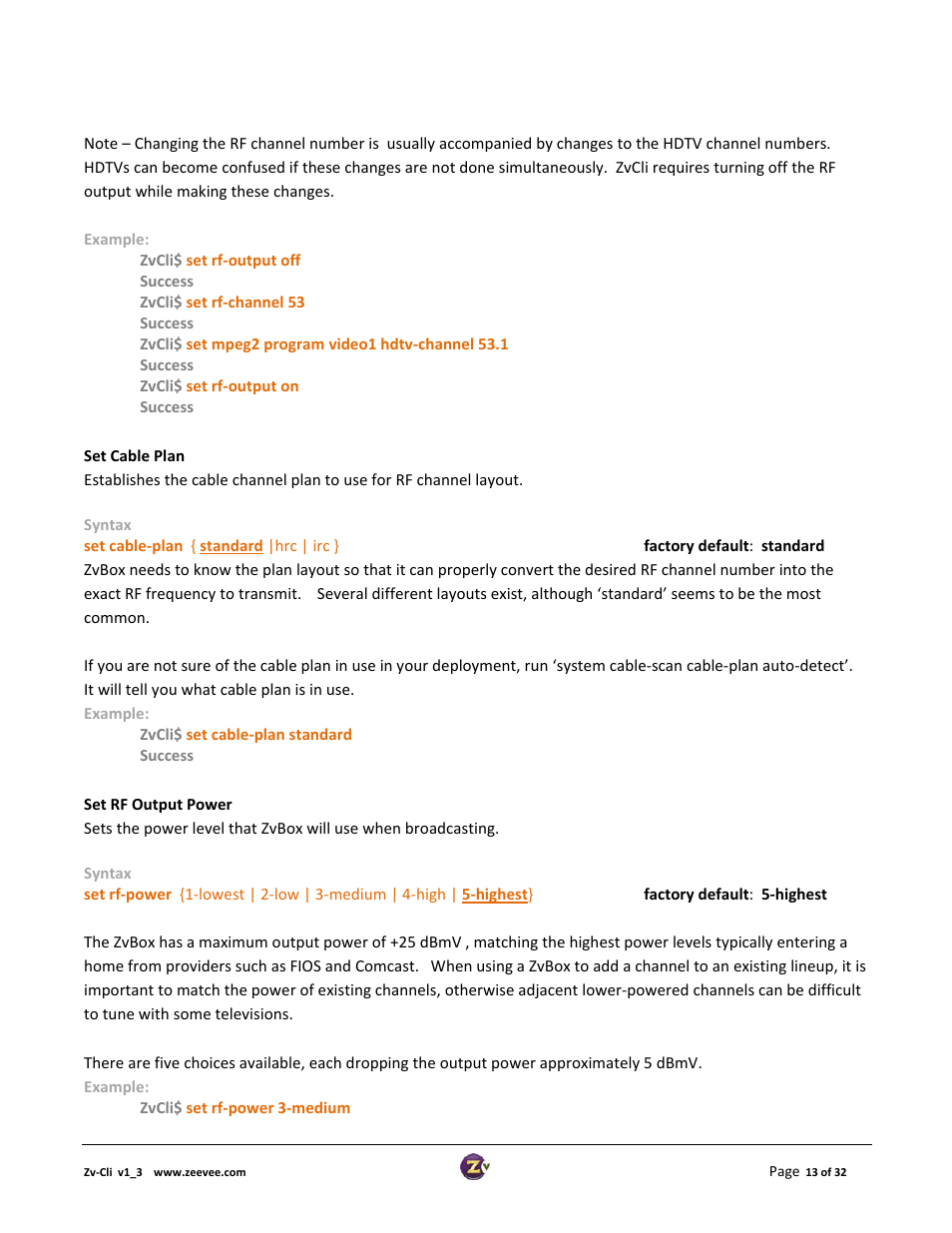 ZeeVee ZvCli User Manual User Manual | Page 13 / 32