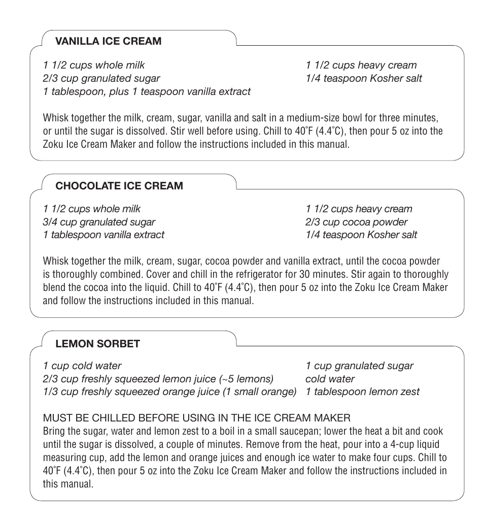 Zoku ICE CREAM MAKER User Manual | Page 7 / 8