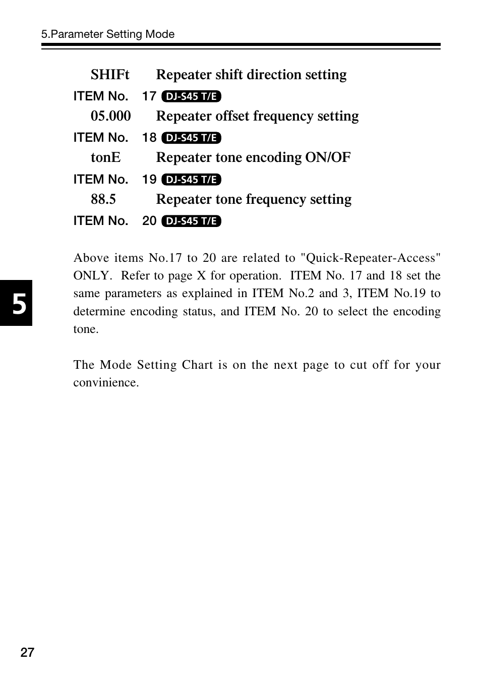 Alinco DJ-S45 User Manual | Page 28 / 48