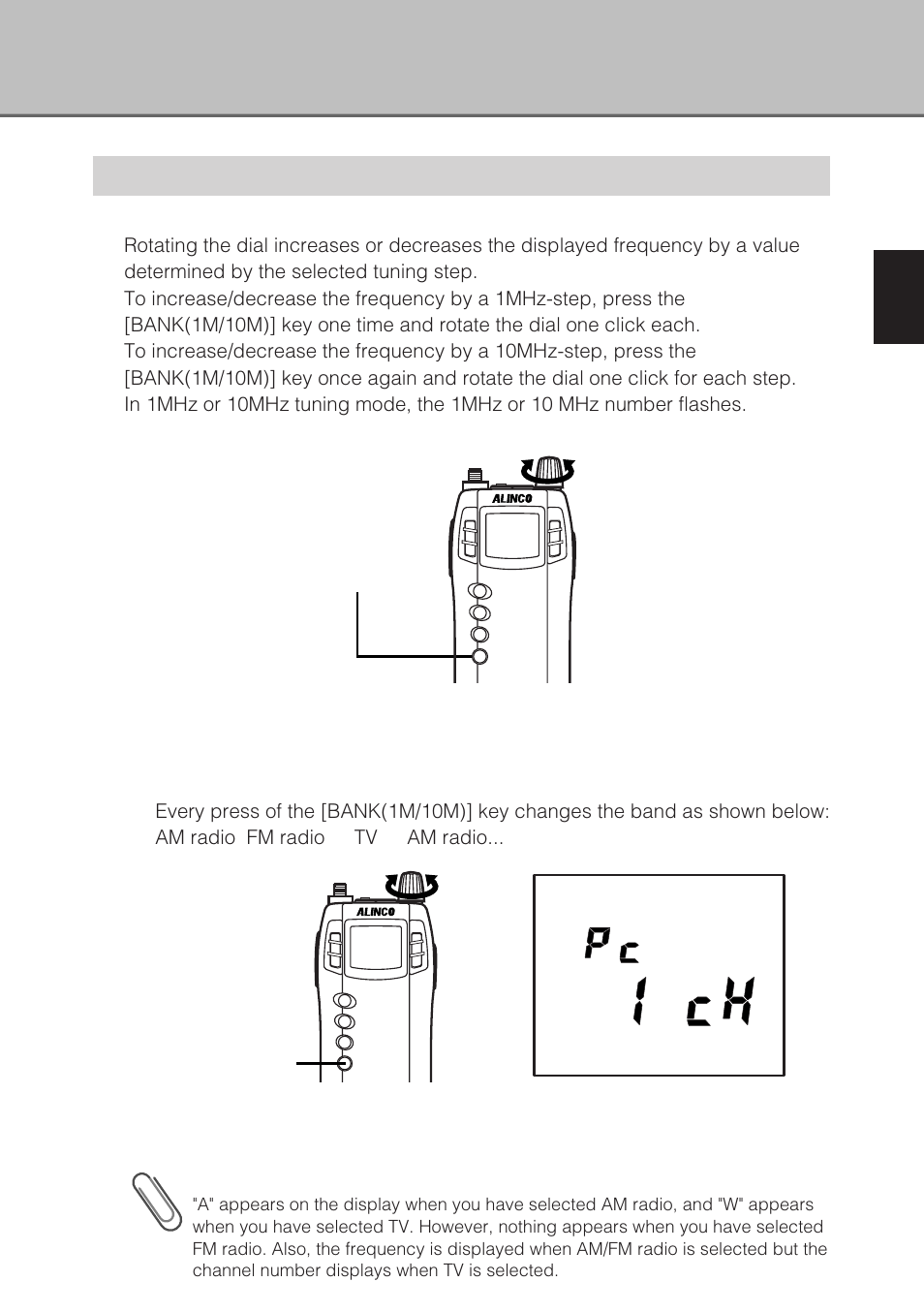 Setting the frequency, In vfo mode, In preset mode | Alinco DJ-X3 User Manual | Page 21 / 52