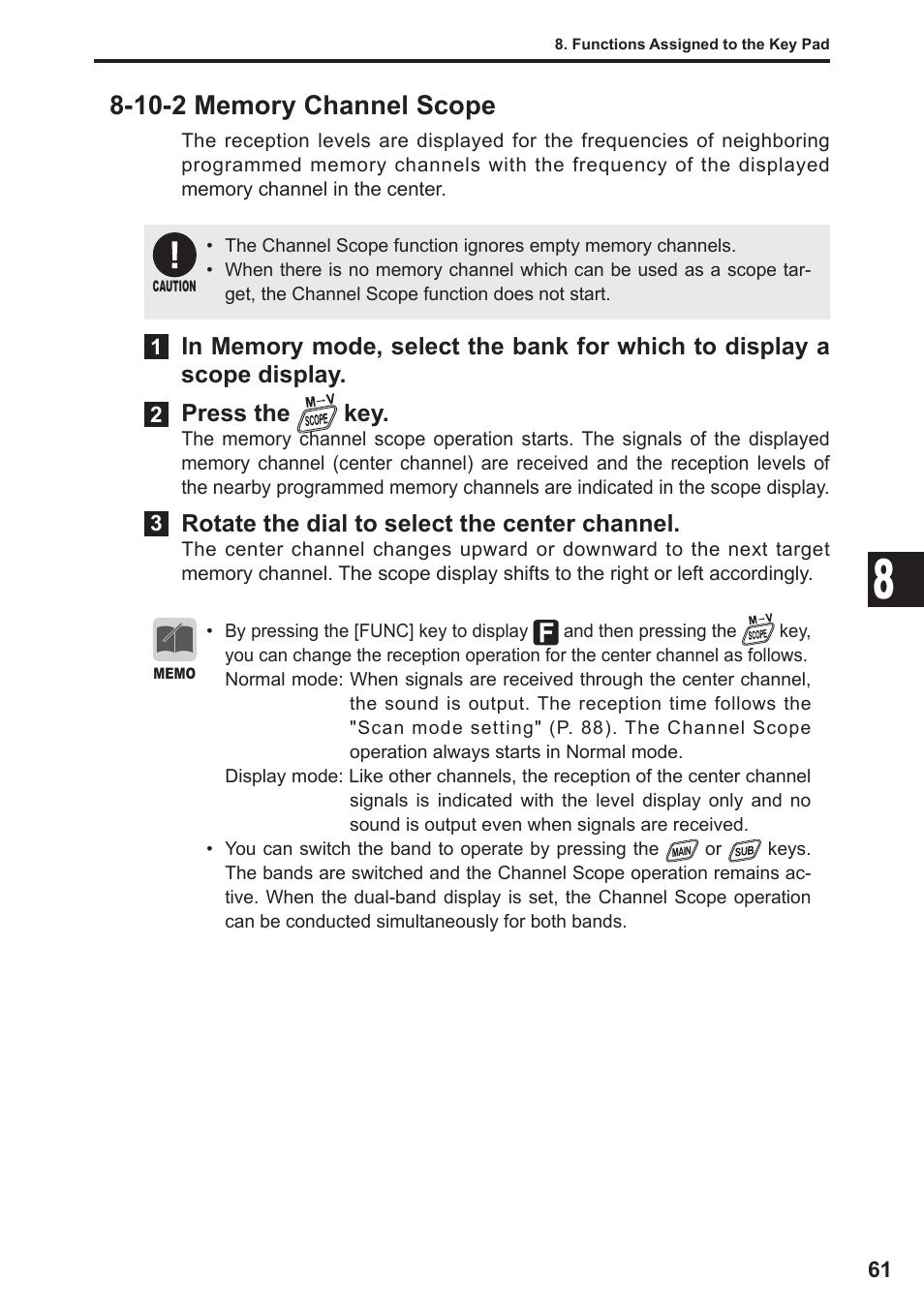 Alinco DJ-X11 User Manual | Page 61 / 113