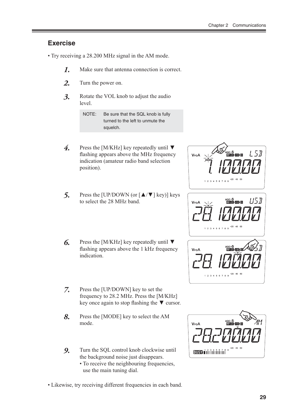 Alinco DR-SR8 User Manual | Page 31 / 97