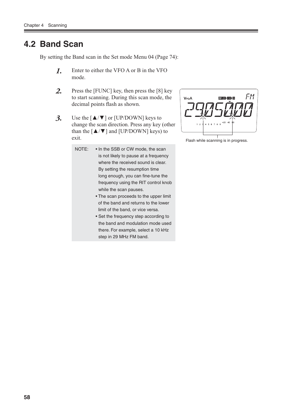 2 band scan | Alinco DR-SR8 User Manual | Page 60 / 97