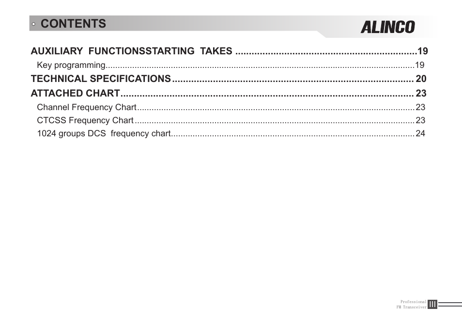 Alinco DJ-A446 User Manual | Page 14 / 40