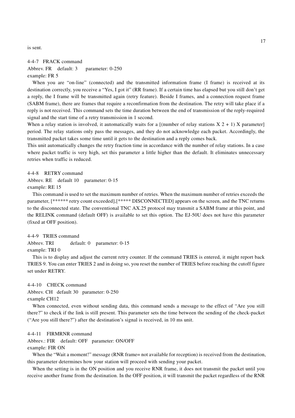 Alinco EJ-50U User Manual | Page 17 / 43