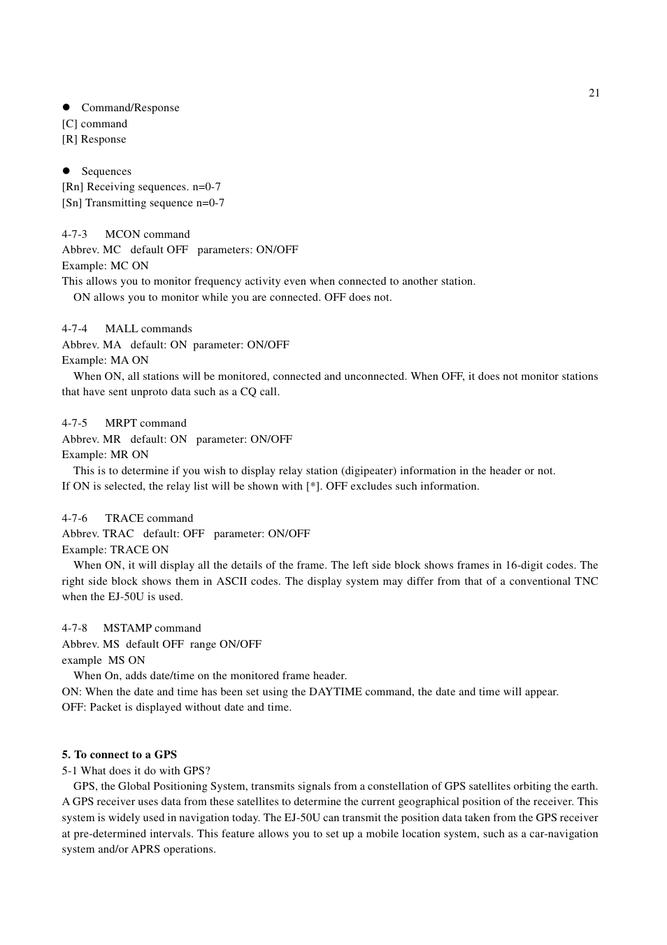 Alinco EJ-50U User Manual | Page 21 / 43