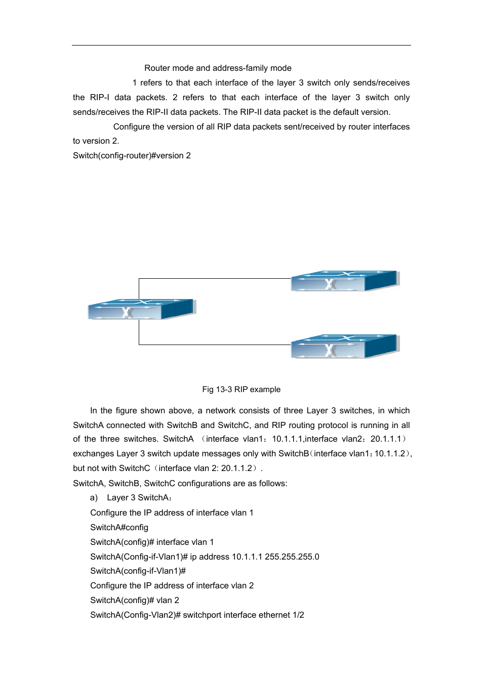 4 rip examples, 1 typical rip examples | Accton Technology ES4626 User Manual | Page 412 / 853