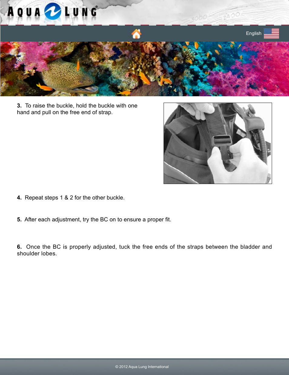 Aqua Lung Pearl BC User Manual | Page 18 / 34