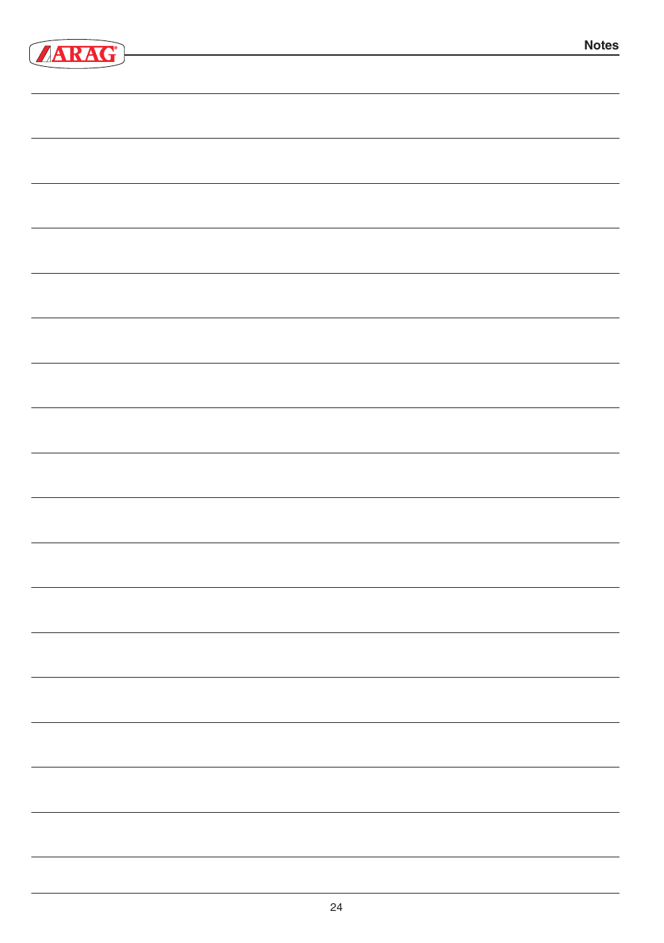 ARAG Digiwolf Tank filling system User Manual | Page 24 / 28