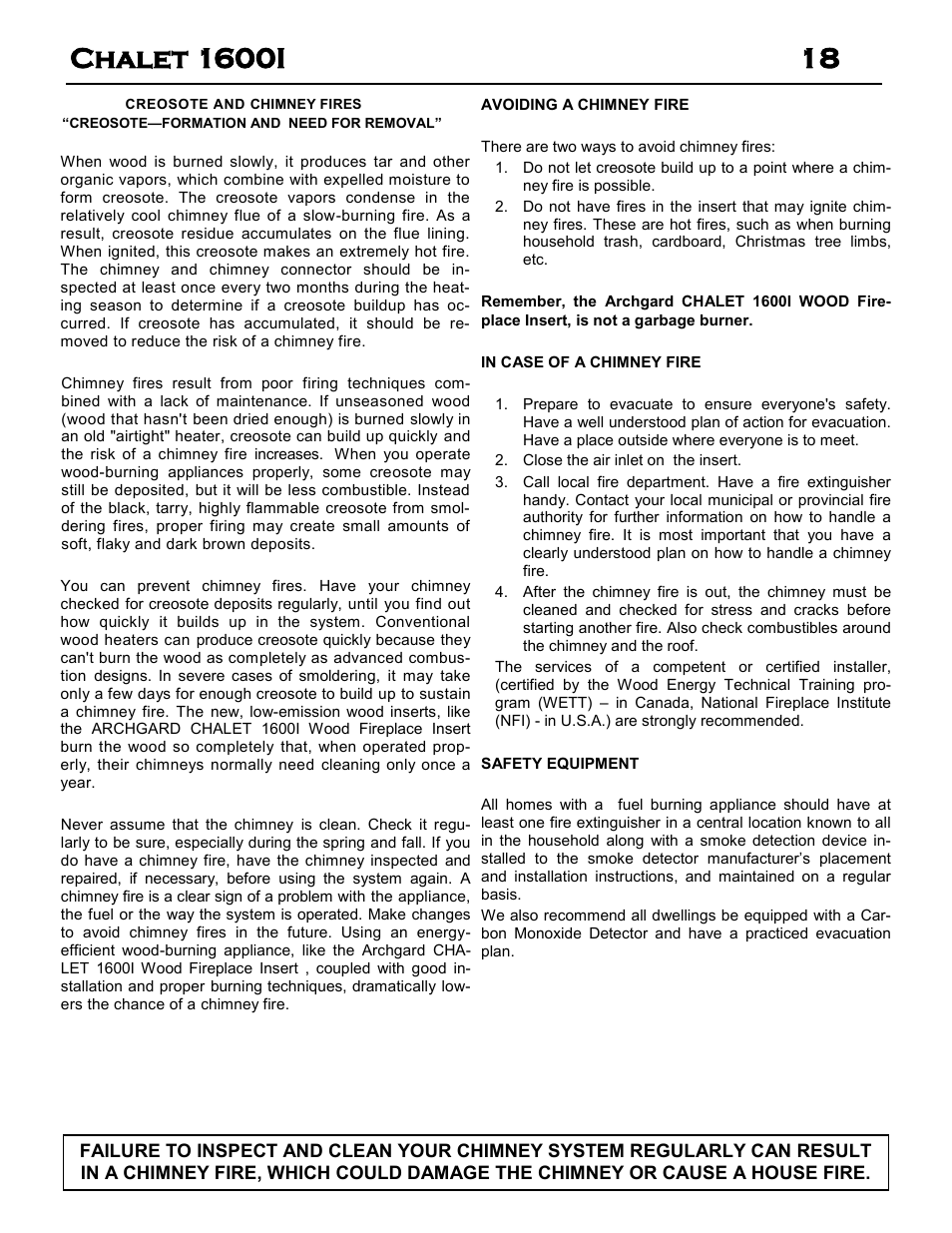Archgard 60-1600I User Manual | Page 18 / 28