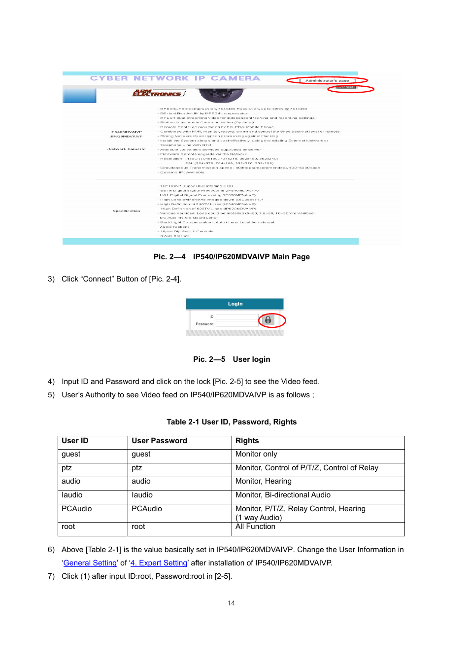 ARM Electronics IP540_620MDVANVP User Manual | Page 14 / 67