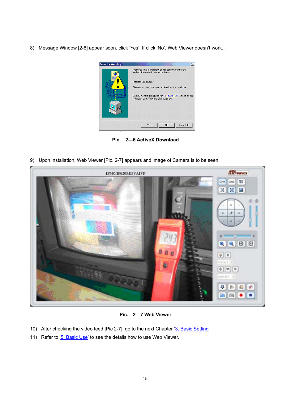 ARM Electronics IP540_620MDVANVP User Manual | Page 15 / 67