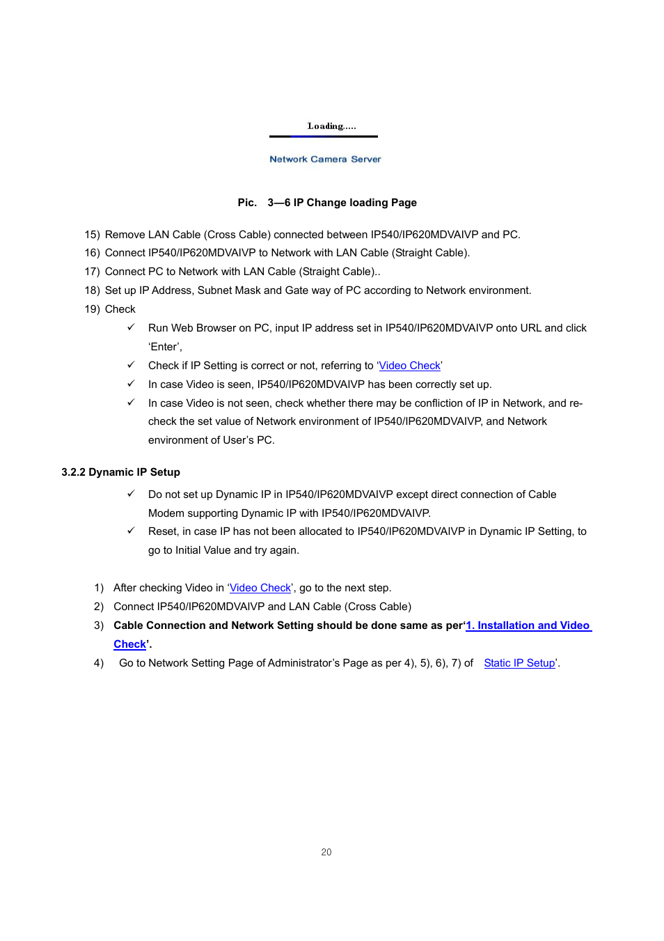 ARM Electronics IP540_620MDVANVP User Manual | Page 20 / 67