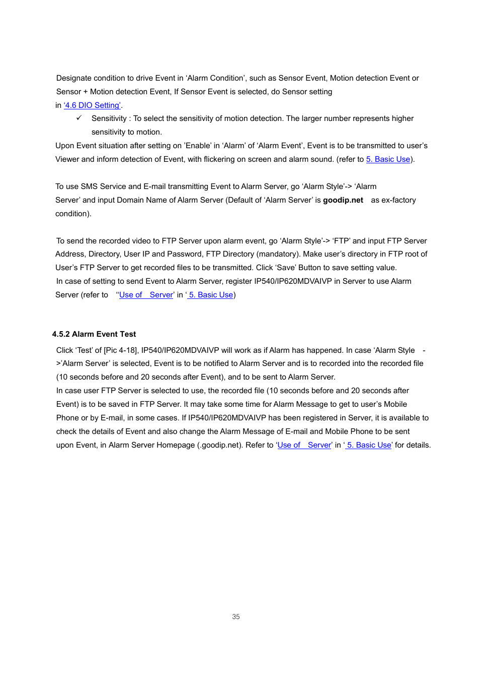 ARM Electronics IP540_620MDVANVP User Manual | Page 35 / 67