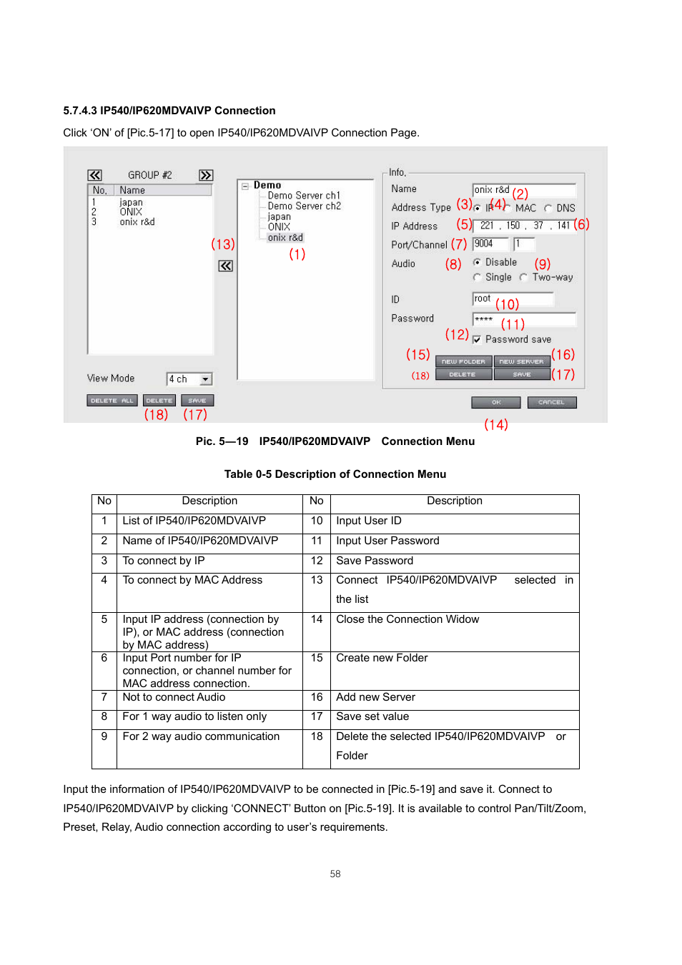 ARM Electronics IP540_620MDVANVP User Manual | Page 58 / 67