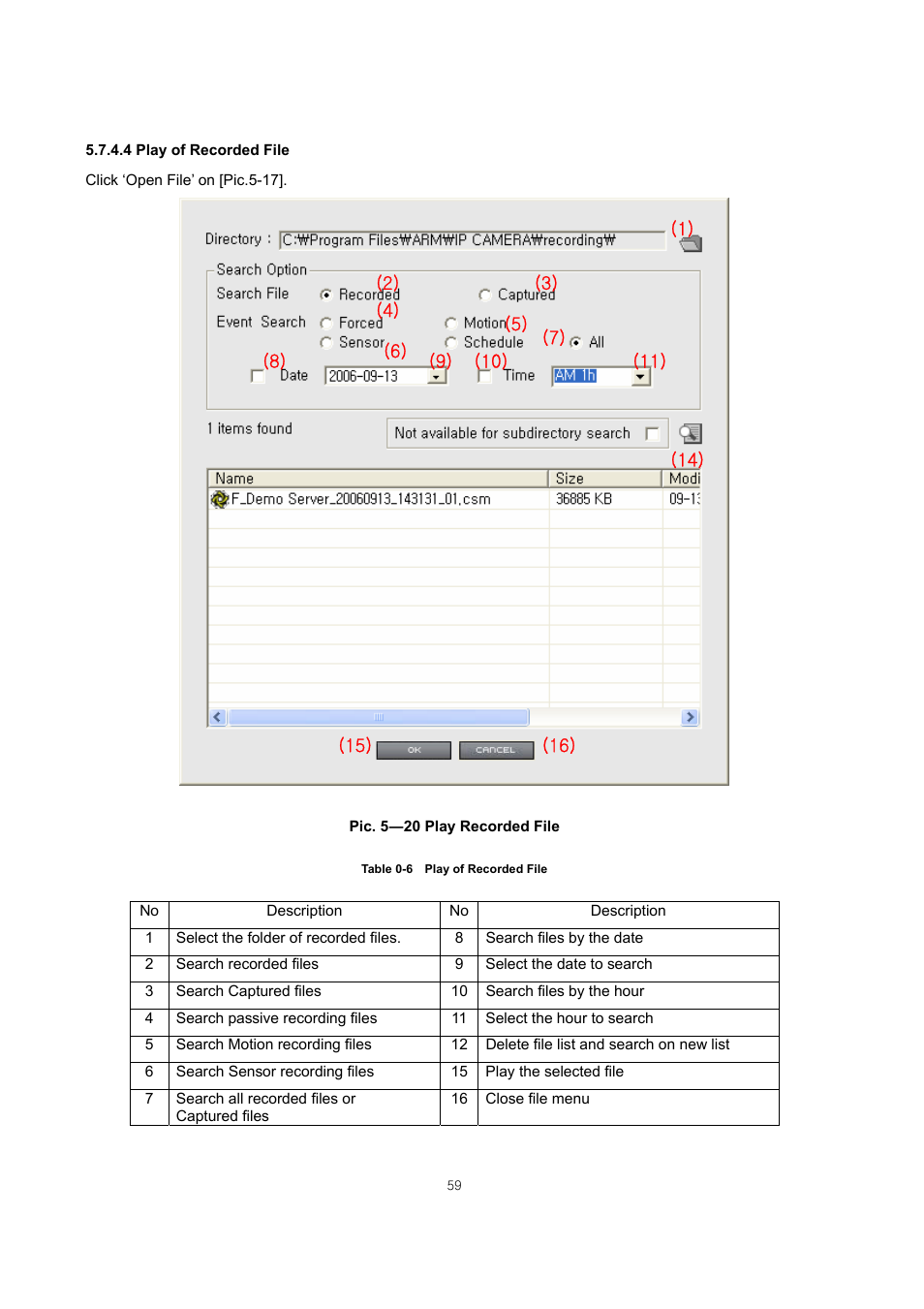 ARM Electronics IP540_620MDVANVP User Manual | Page 59 / 67