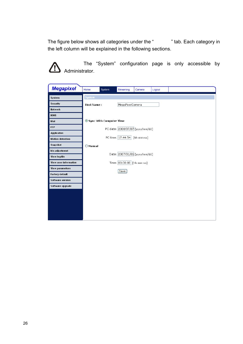3 system related settings | ARM Electronics MP13DVPDN User Manual | Page 27 / 77