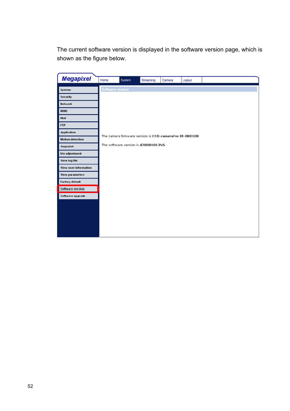 15 software version | ARM Electronics MP13DVPDN User Manual | Page 53 / 77