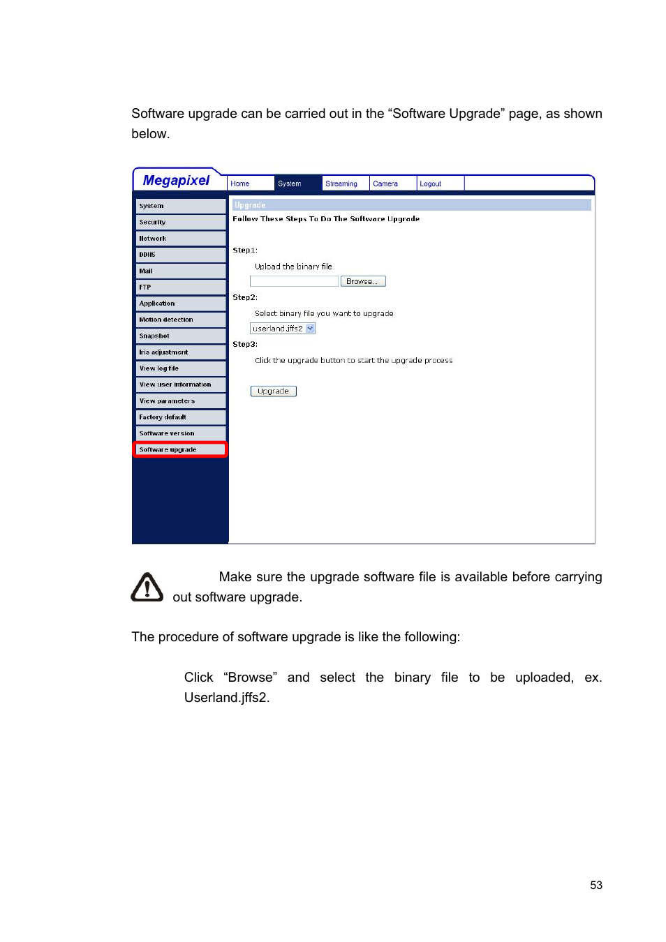 16 software upgrade | ARM Electronics MP13DVPDN User Manual | Page 54 / 77